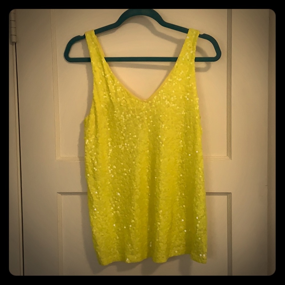 JCrew sequin tank